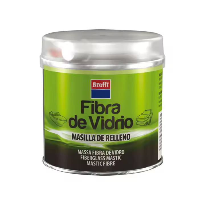 Krafft Masilla Fibra de Vidrio  250g - Reparación Rápida y Eficiente - 1