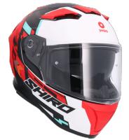 CASCO SHIRO ALPHA RACER ONE ROJO MATE - details 0
