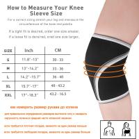 Pares De Protecciones Para Rodilla 7MM Neopreno Compresión Braces Para Levantamiento De Pesas Squats Entrenamiento En El Gimnasio Soporte Para Rodilla - details 6