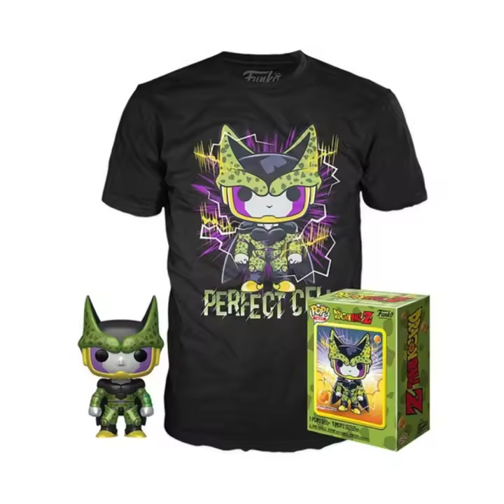 Funko pop dragon ball z celula perfecto + camiseta talla aleatoria ut - 56669 - 1