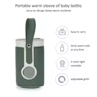 Calentador De Botella Para Bebé Portátil Con 3 Temperaturas Ajustables USB Calentador De Leche Para Viaje En Coche Seguro Y Ecológico Tamaño Medio - details 5