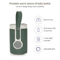 Calentador De Botella Para Bebé Portátil Con 3 Temperaturas Ajustables USB Calentador De Leche Para Viaje En Coche Seguro Y Ecológico Tamaño Medio - details 5