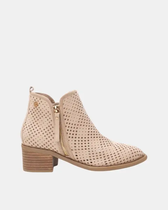 XTI 143962 Botines Mujer Beige - 1