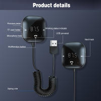 Adaptador Bluetooth Para Coche Gadpow Transmisor Y Receptor FM Auricular De Mano Para Reproductor Mp3 Audio Carro - details 4