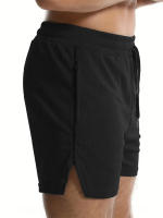 Shorts De Running Para Hombre Estilo Verano Deporte Fitness Malla Secado Rápido Transpirable Entrenamiento Pantalones De Sudor - details 10