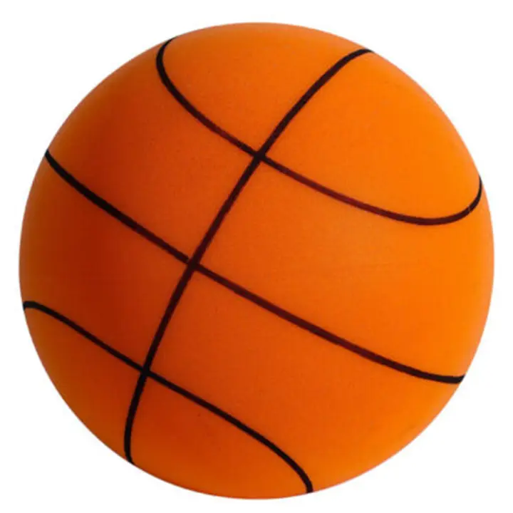 Baloncesto Silencioso De Esponja Diámetro 21/18cm Juguete Deportivo Para Niños Y Bebés Bounce Silencioso Interior Y Exterior - 1