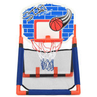 vidaXL Set baloncesto infantil multifuncional suelo y pared - details 4