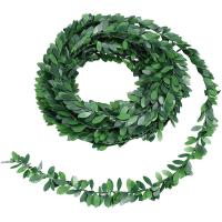 Corona De Hojas De Iva Artificial 7.5 Metros Vines De Plantas Falsas Para Decoración De Hogar Boda Navidad Interior Exterior Jardín Festivales - details 11