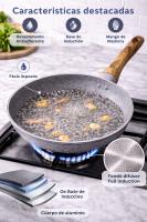 Juego de sartenes MR kitchen antiadherentes de granito 3 piezas 20-24-28 cm |   Inducción |   Mango Tacto Suave |   Sin PFOA - details 3
