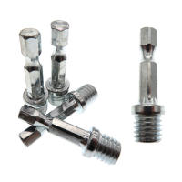 Adaptador De Barrilla Conector Hexagonal 1-4PCS Tornillo De 1/4(6mm) M10/M14 Polinización De Ángulo De Conector Herramienta De Trabajo Metálico - details 2