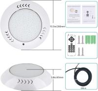 Luz de piscina LED, 35W(260mm * 40mm) Luz de inundación de piscina blanca cálida, IP68 impermeable sumergible LED luz con control remoto para decoraciones de piscina, fiestas, fuentes de vacaciones [AC/DC12V A +++] - details 3