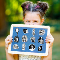 50pcs Pegatinas Góticas Para Adolescentes Boys Estilo Punk Satánico Calavera Horripilante Para Portátil Libro Equipaje - details 7