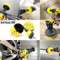 Kit De Cepillo Para Limpieza De Brocas Eléctricas Cepillo De Bricioles Fuerte Eliminación De Suciedad Cepillo Duro Para Limpieza De Alfombras De Coche - details 2