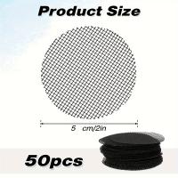 50PCS Almohadilla De Red Circular De Plástico Para Maceta Cerámica Negra Impermeable Y Anti-Insectos Gran Diámetro Transpirable - details 5