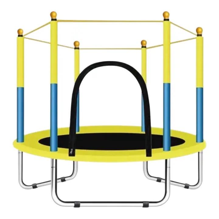 Trampolín portátil de 140 cm, Cama elástica - trampolín ideal para regalo de Navidad, espuma anticolisión para saltar y actividades de trampolín interior Trampolin (4990 BBC-003 D7) - 1