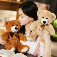 Muñeco De Peluche Oso Con Corbata Colorida De 35CM Juguete Suave Para Niños Regalo De Cumpleaños Cojín Oso Para Habitación De Dormitorio - details 9