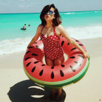 Rooxin Watermelon Pool Floats for Adult Kids Inflatable Circle Swimming Ring Floating Seat Summer Beach Party Pool Toys - details 5