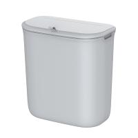 Cubo de Basura Colgante de 9L para Cocina - Montaje en Pared o Puerta de Armario, con Tapa para Residuos, Ideal para Debajo del Fregadero, Blanco o Gris - details 6