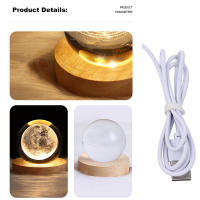 Lámpara De Mesa LED USB De Bola De Cristal Con Galaxia Y Astronauta 3D Regalo Para Fiesta En Casa Para Niños Y Adultos - details 7