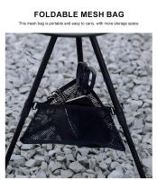 Mesa Redonda Portátil Y Desmontable WESTTUNE Para Camping Y Picnics Con Pies Ajustables Y Diseño De Aluminio Ultraligero Para Jardín Y Exterior - details 6