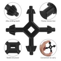 Llave De Rosca Cruzada 4 En 1 Para Taladro Llave De Chuck Multifuncional De Carbono Acero Tamaños 6mm 9mm 10mm 13mm Para La Mayoría De Los Taladros/Herramientas Eléctricas - details 3