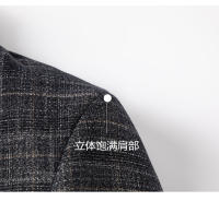 Chaleco De Negocios Casual Para Hombre Estilo Coreano Ajustado De Alta Calidad Moda Todas Las Estaciones Cierre Único Tamaño Regular - details 13