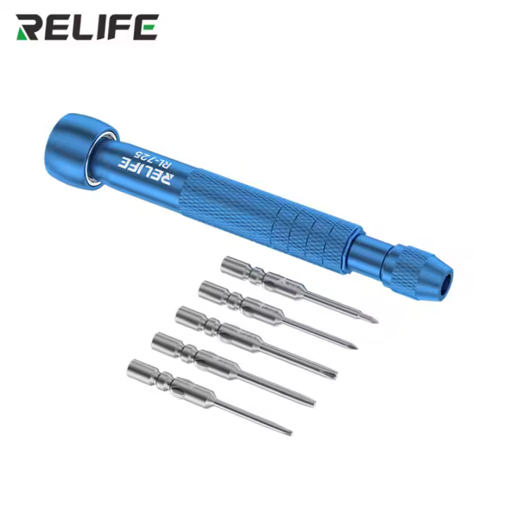 RELIFE RL-725 Kit De Destornilladores Ajustable Torque Con Bit Magnéticos Para Reparación De iPhone Y Android Herramienta De Desmontaje De Acero De Aluminio - 1