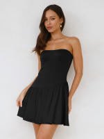 Vestido De Encaje Estampado Explosivo Sin Espalda Para Mujer Estilo Francés Elegante Y Moderno Para Verano Vestido Sexy Y Club - details 7