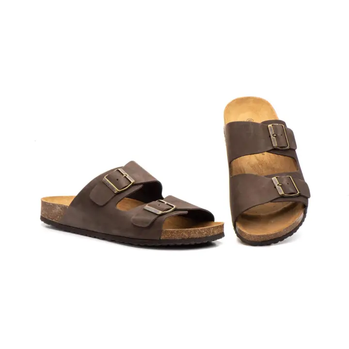 Morxiva MX-8020 Sandalia Hombre Piel Marrón 40-45 - 1