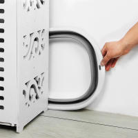Washbasin Plegable Portátil De Plástico Para Viajes Y Uso Doméstico Basina De Ropa Ecológica Pequeña Para Almacenamiento - details 4