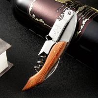 Aguja Para Tapa De Vino Profesional Con Mango De Madera Y Corte De Película Portátil Herramienta De Barra Multifuncional Eco-amigable - details 2
