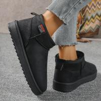 Botas De Pies Descansados De Corduroy Para Mujer Invierno 2024 Comodidad No Esmeriladas Antideslizantes Cordura Suela De Goma - details 7
