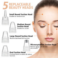 Limpieza Facial Profunda Máquina Exterminadora De Puntos Negros Eléctrica Limpiador De Poros Apto Para Todas Las Edades Herramienta De Cuidado De La Piel - details 1