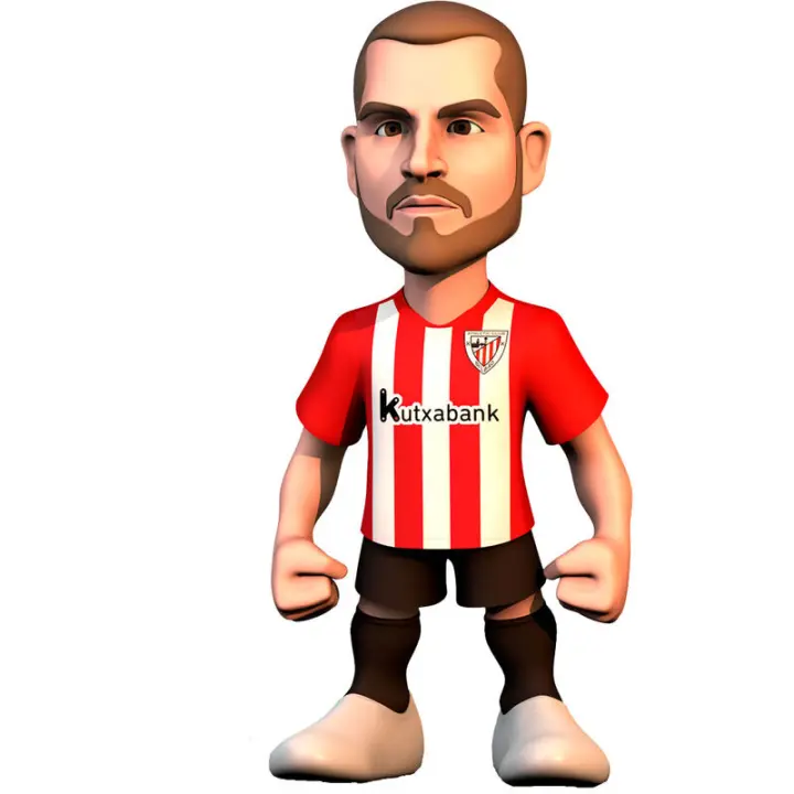 Figura Minix Iñigo Martinez Athletic Club 7cm. Figura coleccionable con acabados detallados. Perfecta para fans y coleccionistas de ediciones especiales. - 1