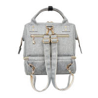 Nueva Mochila Para Mamá Multifuncional Con Gran Capacidad De Diaper Y Almacenamiento Seco Y Humedo Cierre De Cremallera Para Viajes Y Amamantación - details 3