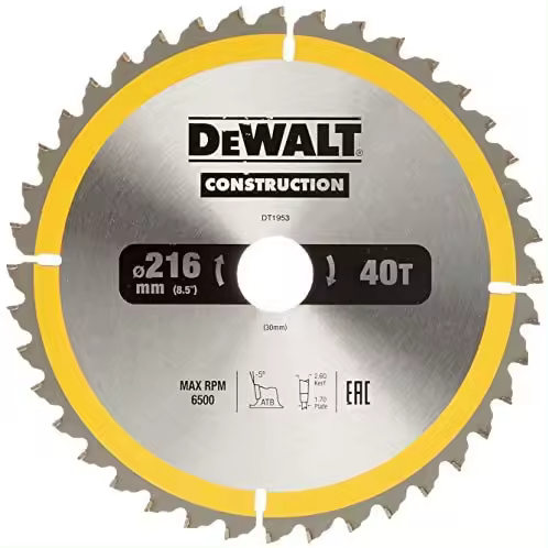 DeWALT DT1953-QZ hoja de sierra circular 1 pieza(s) - 1