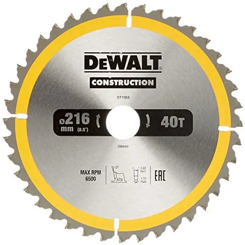 DeWALT DT1953-QZ hoja de sierra circular 1 pieza(s) - 1