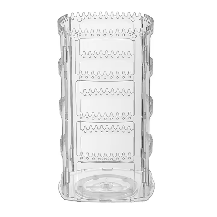 Soporte para pendientes y estante de exhibición de joyas, 4 niveles, soporte clásico para Pendientes colgantes, Organizador - 1