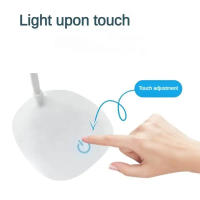 Lámpara De Mesa Plegable LED 4000mAh Recargable Por USB Con 3 Niveles De Ajuste De Brillo Protección Ocular Para Estudio Y Lectura Nocturna - details 8