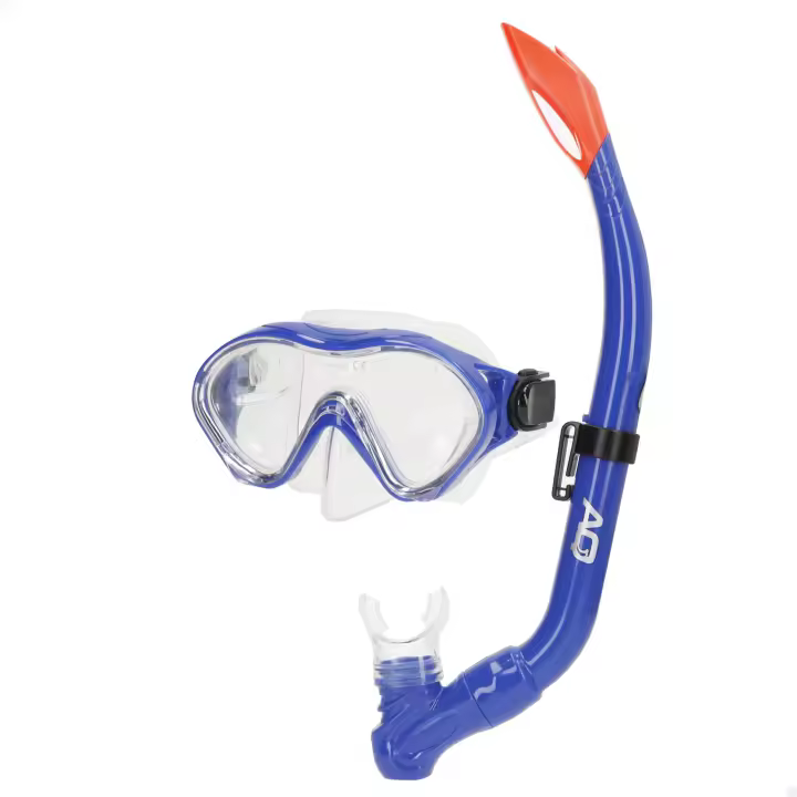 Aqua Sport Set gafas de buceo visión 150º y tubo niños - 1