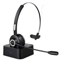 Auriculares Inalámthricos TECKNET with Micrófono - Cancelación de Ruido - Para Call Center, PC, Móvil-Chat Claro-Claro - details 0