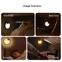 Lámpara De Pared LED Con Sensor De Movimiento Luz Nocturna Ajustable Brillo Para Dormitorio Toiletto Sala De Estar - details 3