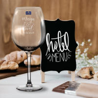RegaloVip.es - Juego PERSONALIZADO de 2 copas de vino. Estuche de Lujo. Cristal de Bohemia - Regalos personalizados y originales. Vasos personalizados, Copas de 59cl cristal de Bohemia - details 1