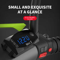 Reloj De Motocicleta 12V Impermeable 3 En 1 Con Termómetro Voltímetro Y Pantalla Digital Universal Para Moto Accesorios De Motocicleta - details 1