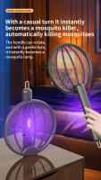 Matriz Eléctrica Para Mosquitos Desconectada Con Energía De Batería Asesino De Insectos Racket De Mosquitos Eléctrico - details 11