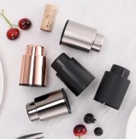 Tapa De Vino De Acero Inoxidable Pulido Premium Con Marcador De Fecha Y Tapa De Plástico Para Botella De Vino Tinto - details 12