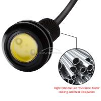 Lámpara LED Roja De Águila 18MM Para Coche DRL Luz Diurna Freno De Inversión Luz De Parqueo Señal De Giro Para Motocicleta Luz Antiniebla Universal 12V 9W - details 8