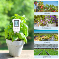 Medidor De Tierra Digital 3 En 1 PH/Moistura/Temperatura Sensor Metálico Resistente Al Calor Monitor De Humedad Para Plantas De Flores Jardinería - details 5