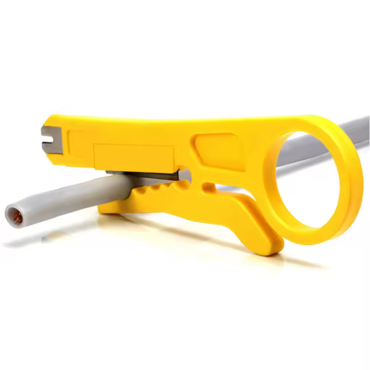 AMPCOM Mini Herramienta Portátil Para Desenredo Y Cortar Cables De Red Con Corte De Cable 110 Hoja Para Instalación De Redes - 1