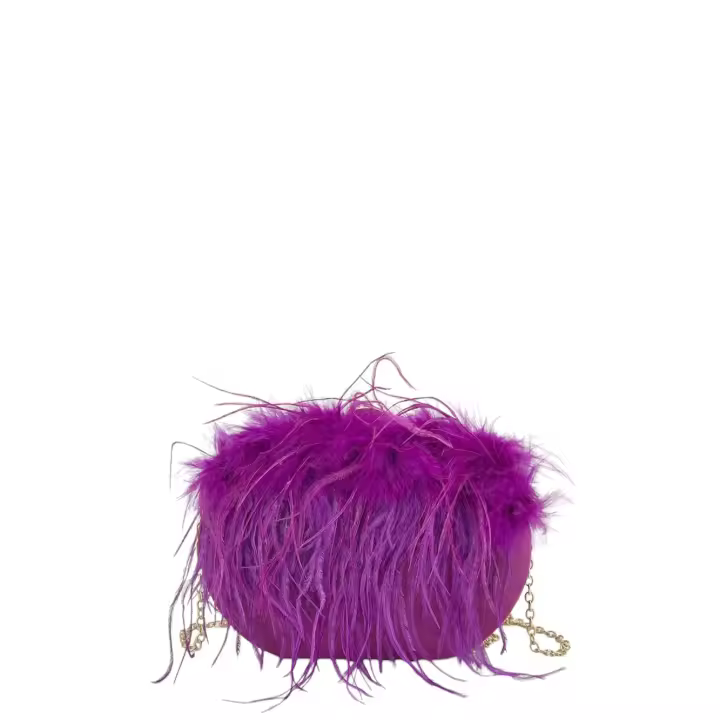 MODELISA Bolso Clutch Pluma Cadena De Hombro Boda Evento Mujer - 1
